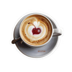Cherry Latte Sticker