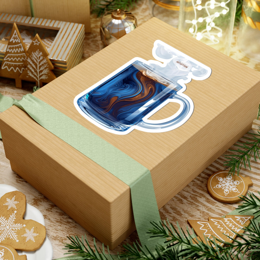 Blue Latte Sticker