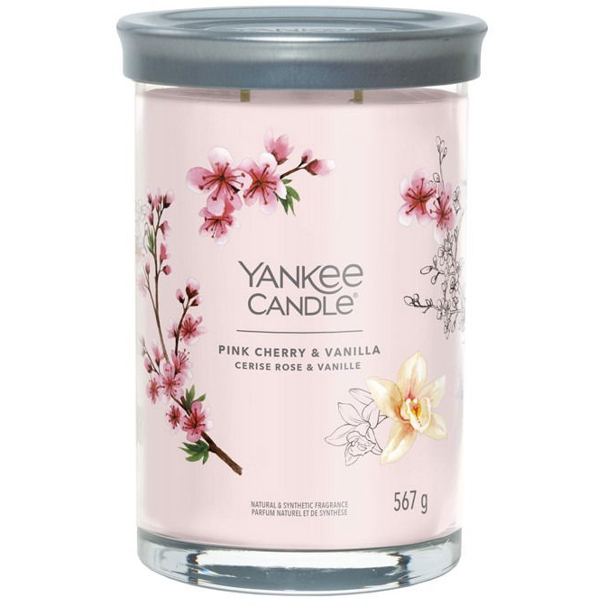 Yankee Candle Yankee Candle Signature Pink Cherry & Vanilla Tumbler 567g (5038581143507)-0