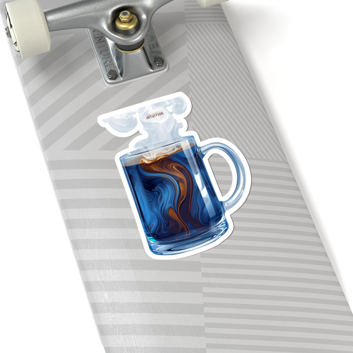 Blue Latte Sticker