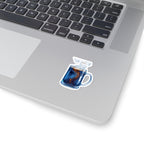 Blue Latte Sticker