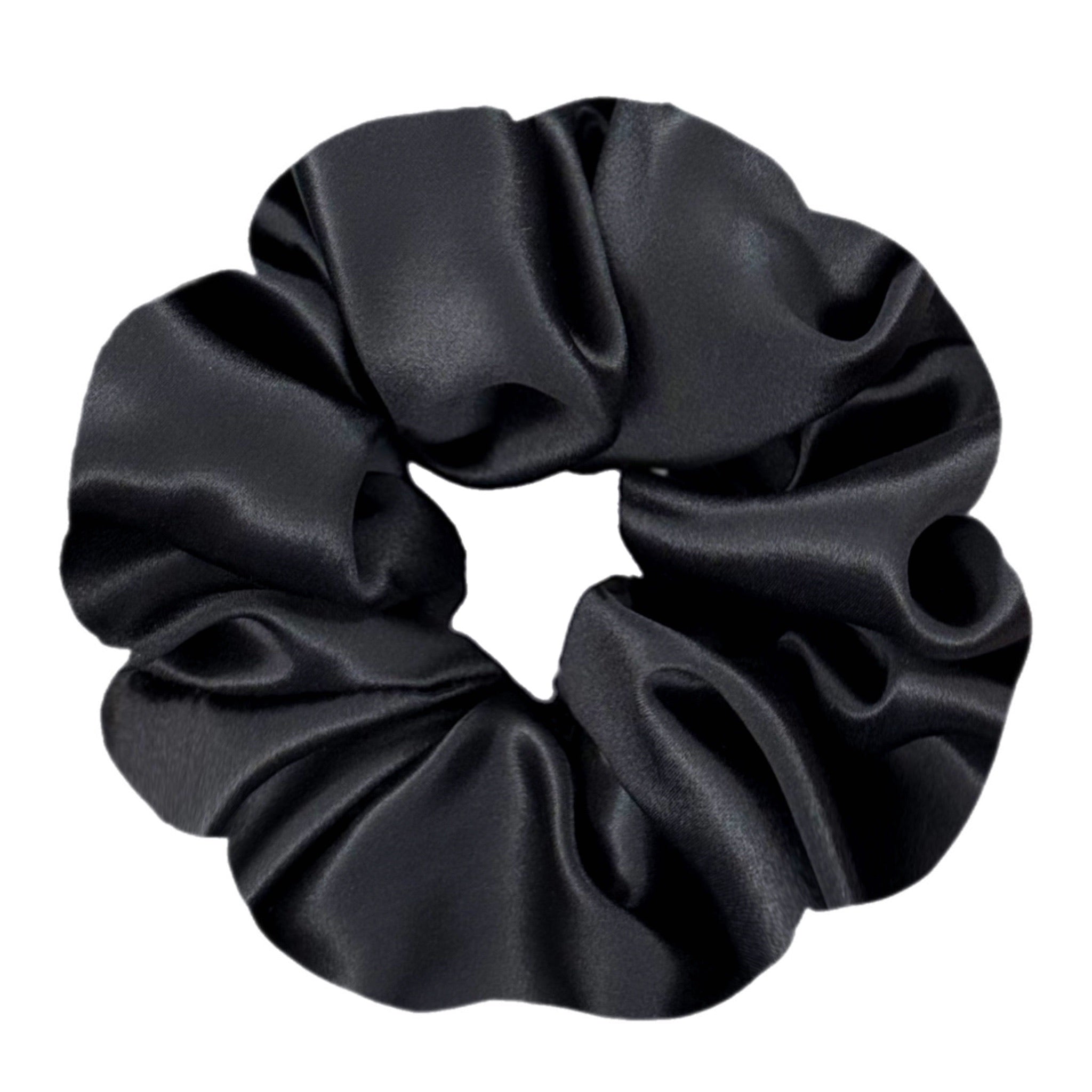 Organic Premium Silk Scrunchie - Void