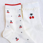 Cherries All Over Sock Set Of 2-0