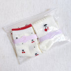 Cherries All Over Sock Set Of 2-3