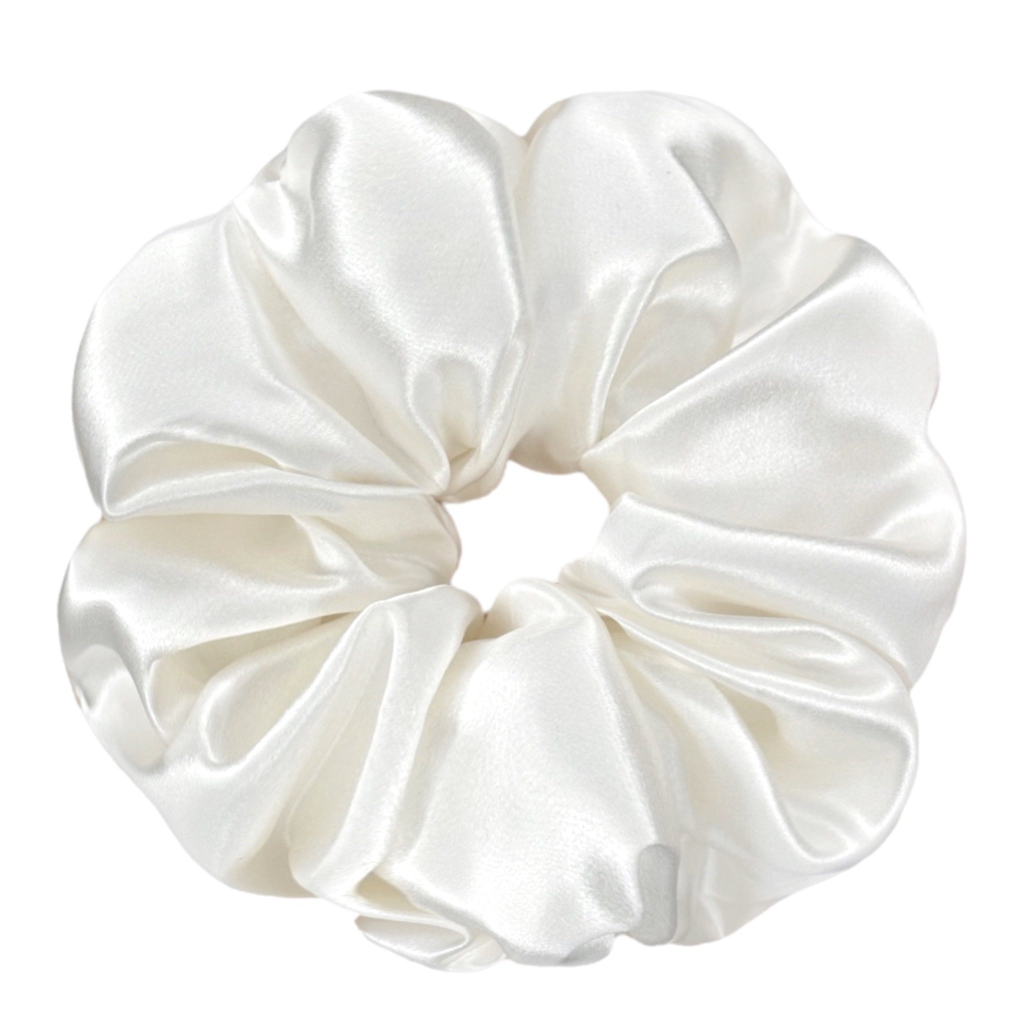 Organic Premium Silk Scrunchie - Jasmine