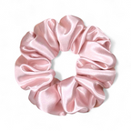 Organic Premium Silk Scrunchie - Pink Spice