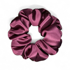 Organic Premium Silk Scrunchie - Cherry Cream