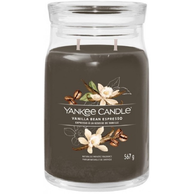 Yankee Candle Yankee Candle Signature Vanilla Bean Espresso Świeca Duża 567g (1701377E)-0