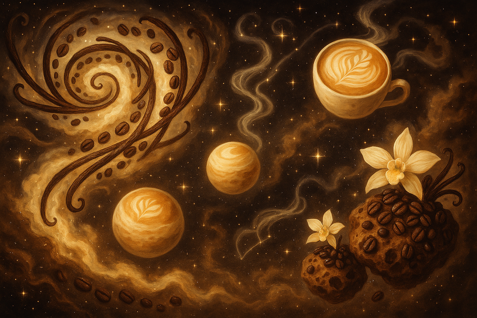 vanilla coffee universe